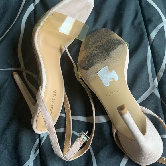 Express Mink heels! Size 7 - Picture 7 of 8